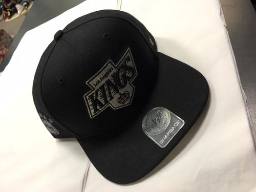 LA Kings All-Black 47 Brand Snapback