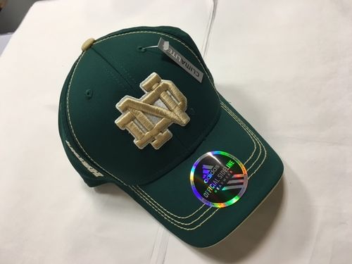 Notre Dame Green Stretch Fit Clima-Lite Hat