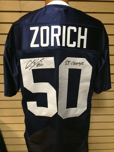 Chris Zorich Autographed Notre Dame Fighting Irish Jersey #50