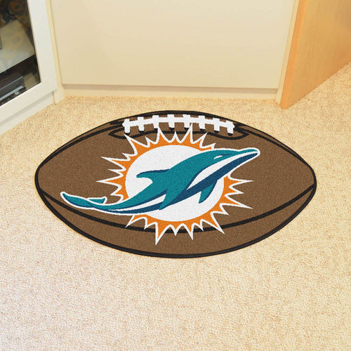Miami Dolphins Football Floor Mat