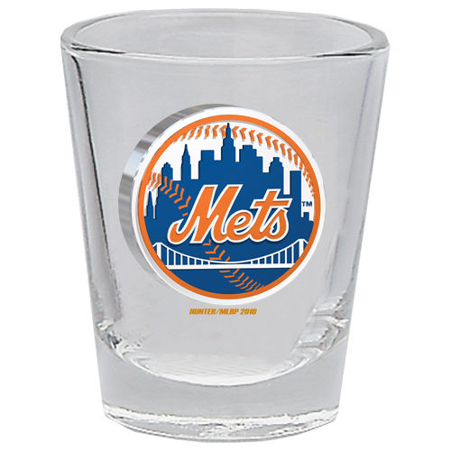 New York Mets 2 oz Collector Shot Glass Clear