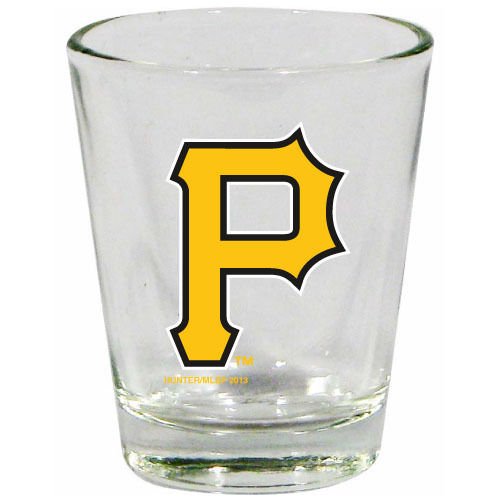 Pittsburgh Pirates 2 oz Collector Shot Glass Clear