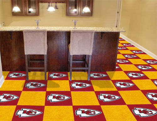 Kansas City Chiefs Carpet Tiles