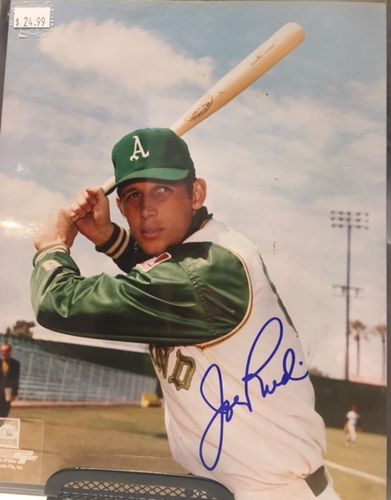 Oakland Athletics Joe Rudi Autograph 8x10 Photo