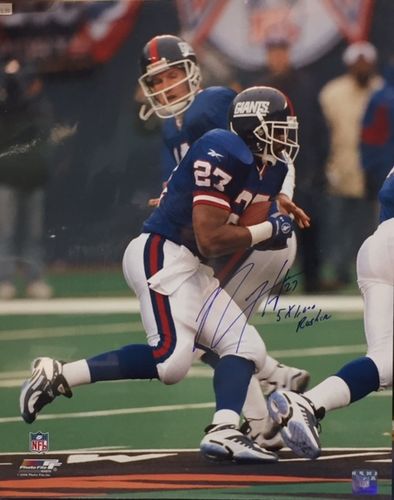 New York Giants Rodney Hampton Autograph 16x20 Photo