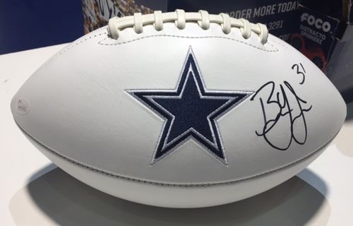 Dallas Cowboys Byron Jones Autographed Football