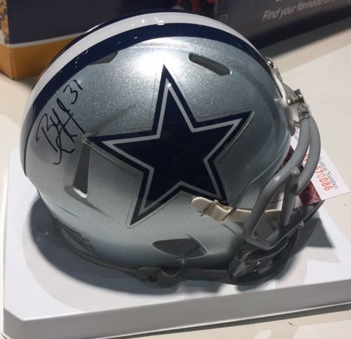 Dallas Cowboys Byron Jones Autographed Mini Helmet