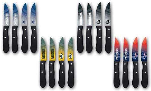 Team Logo Barbecue Steak Knives NFC and AFC East