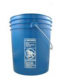 Blue 5 gallon pail