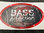 BASS ADDICTION RED 10" X 6" BOAT CARPET DECAL