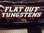 FLAT OUT TUNGSTEN TRUCK AND BOAT STICKER- 15" X 5"
