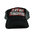 FLAT OUT TUNGSTEN HAT- SNAP BACK- BLACK/GREY NON-STRUCTURED