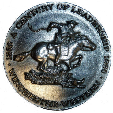 A Century of Leadership Winchester Western Medallion - 3" in diameter