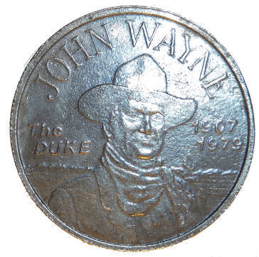 John Wayne The Duke Medallion