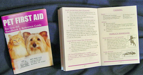 Pet First Aid Handbook