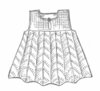 April Baby Dress Pattern Printed