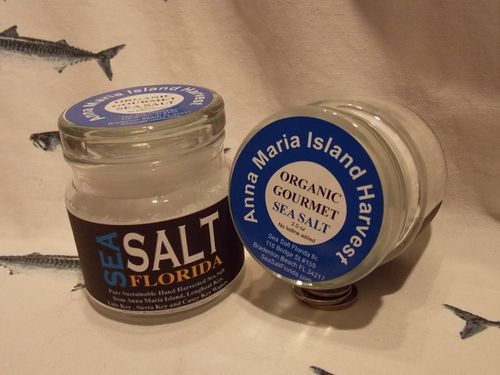Anna Maria Sea Salt in a Large Glass Jar (5.4 oz)