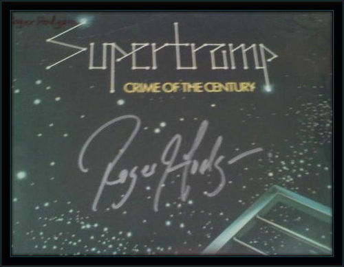 Supertramp Roger Hodgson Authentic Album Autograph with COA