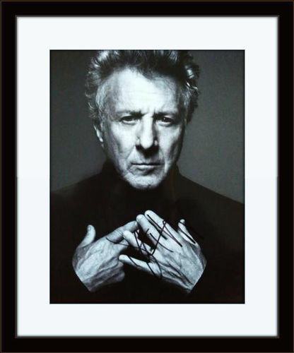 Framed Dustin Hoffman Photo Autograph with COA