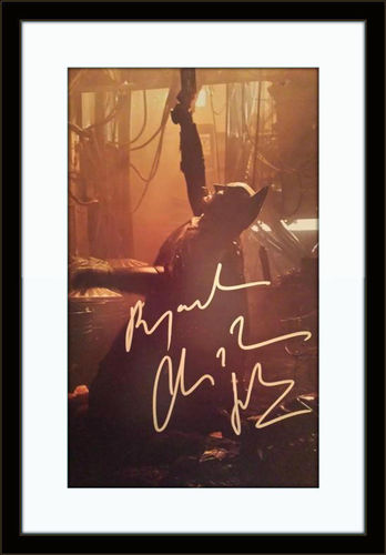 Framed Christian Bale Batman Autograph with COA