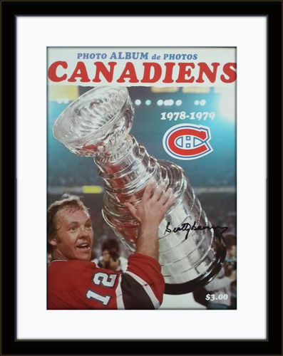 Framed Scotty Bowman Canadiens Autograph with COA