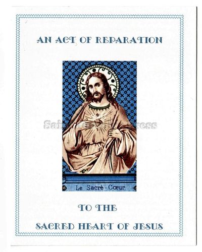 Act of Reparation to the Sacred Heart Card