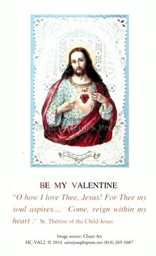 Valentine Prayer Card Set