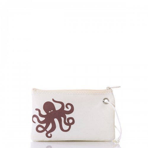 Octopus Print Wristlet
