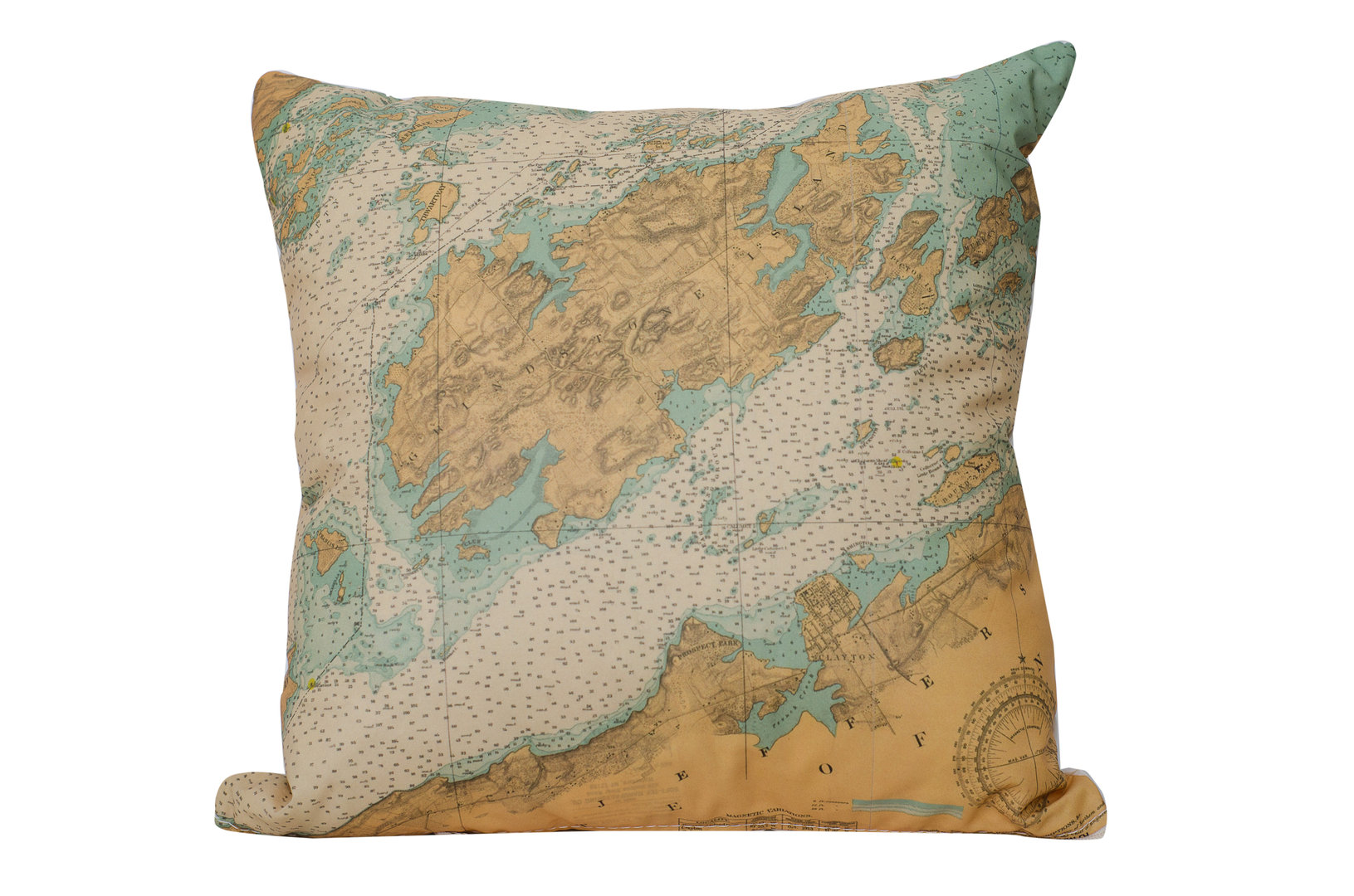 Grindstone Chart Pillow
