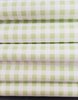 Small Plaid Light Green and White vinyl sheet 9 x 12 inches